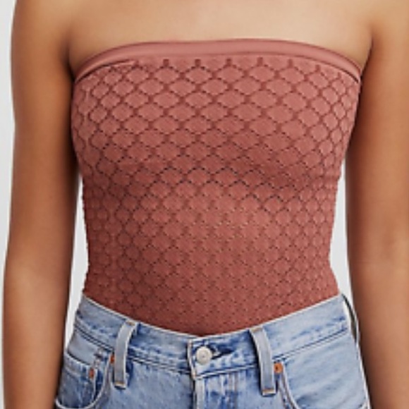 Free people tube top xs/s in BLUE - Picture 1 of 2